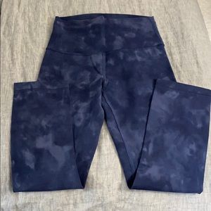 Lululemon Wunder train high rise crop 21”